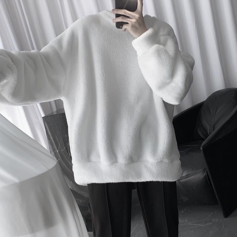 Áo Sweater Phủ Lông Tuyết Unisex