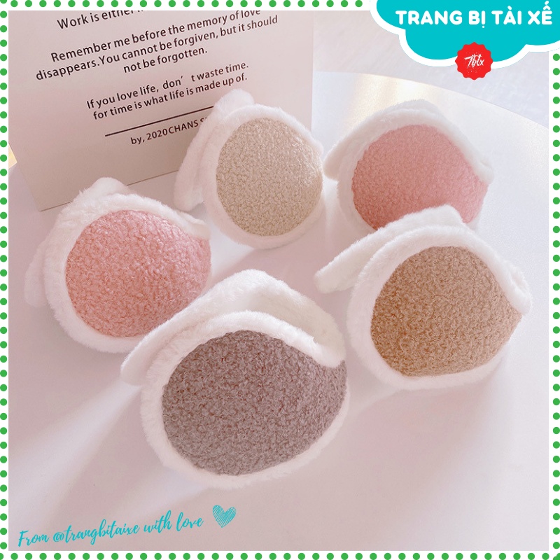 Bịt tai 7 sắc cầu vồng cute loại xịn màu đẹp mắt giữ ấm mùa đông cho nam nữ unisex chụp tai đi xe máy làm quà - BT7M