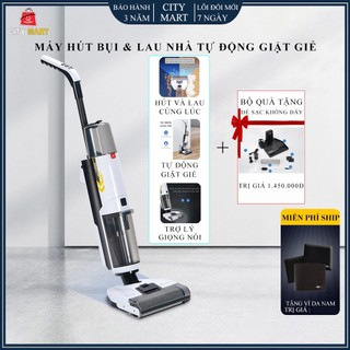 Máy hút bụi lau nhà cầm tay Máy hút bụi ướt và khô Baijia 2in1 tự động giặt rẻ lau làm sạch nhiều bề măt Bảo hành 2 năm