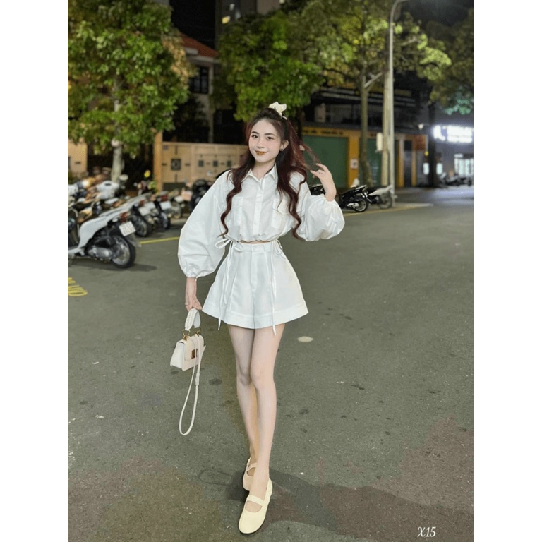 (mẫu mới) SÉT ÁO KATE VÁY COTTON LẠNH CHỈ CẦN BỘ CÁNH THIÊN THẦN TRÊN LÀ CHỊ EM ĐỦ HẠ GỤC CRUSH RỒI UP yoyo shop