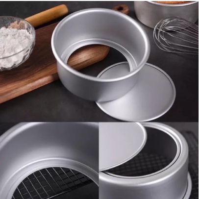 Khuôn bánh gato đế rời, khuôn làm bánh size 10/13/16/18/20/22cm ,khuôn tròn đế