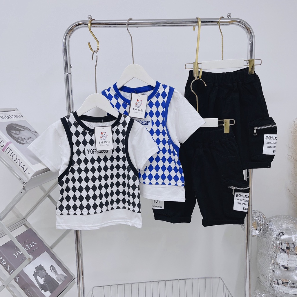 Sét Bộ KẺ IN TRÀN  cao cấp CHO ZAI IU