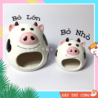 Nhà ngủ sứ hình bò sữa Size lớn và Nhỏ