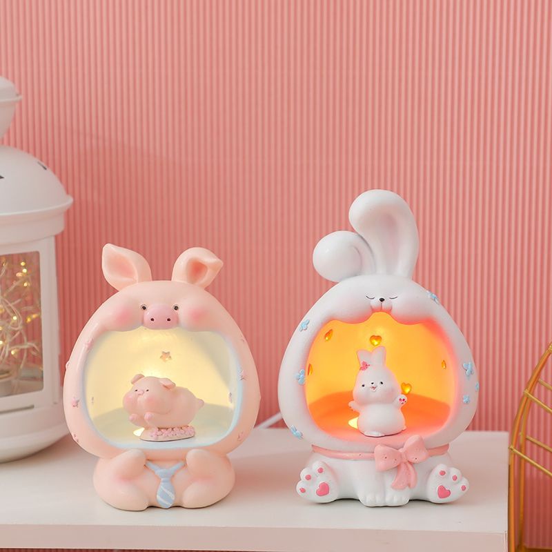 Đèn Ngủ Nhỏ Để Bàn Trang Trí Phong Cách Mới Chất Lượng Cao Thích Hợp Làm Quà Tặng Sinh Nhật Cho Bạn Gái / Chị Em Gái / Bé