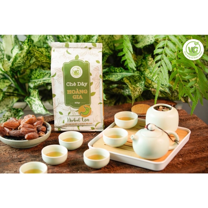 Chè Dây Hoàng Gia Phiên Bản Mới 300g - Hỗ Trợ Đau Dạ Dày Khuẩn HP Giảm Ợ Hơi Ợ Chua