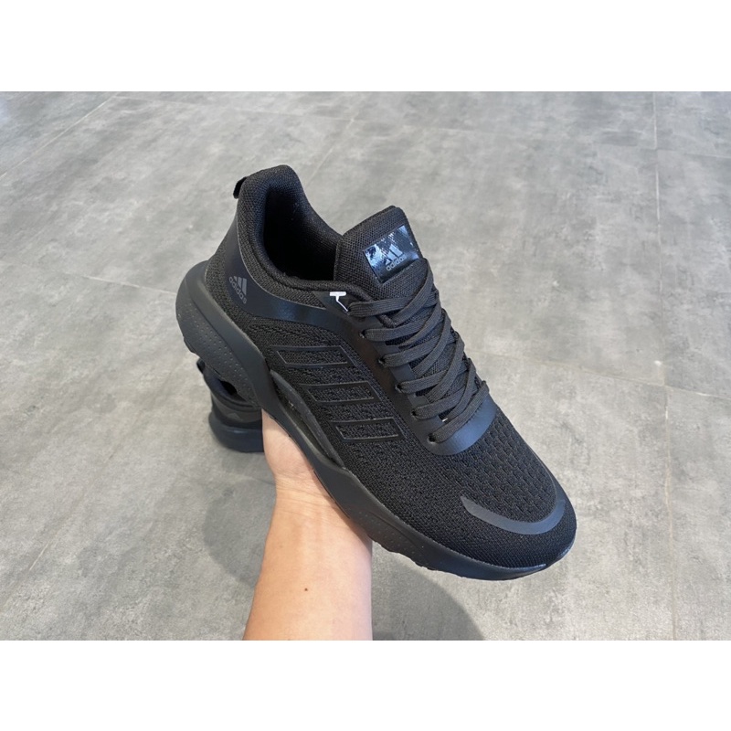 Giầy thể thao chạy bộ gym nam full đen A152