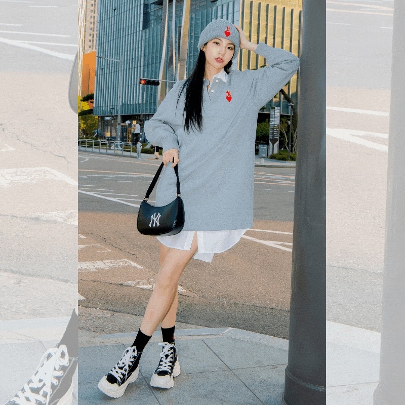 Giày Cao Cổ M.L.B High NY Yank.e.e.s Black 2022-Chính Hãng💯