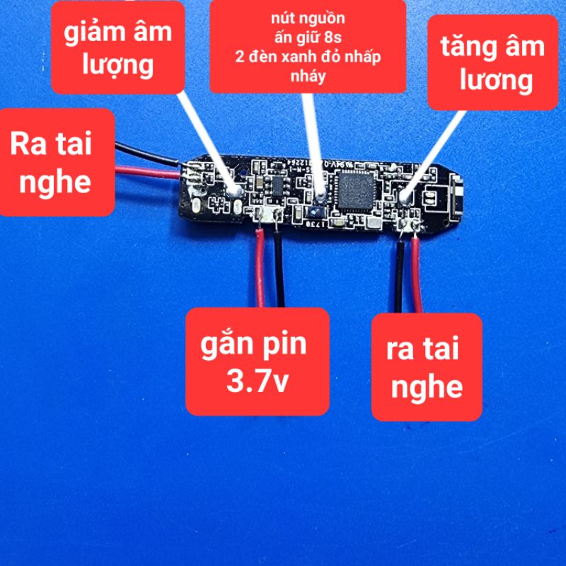Mạch tai nghe bluetooth HA-FX29BT /21BT đã test .hàn dây