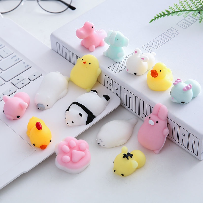 Squishy mochi thú dẻo đàn hồi cực dễ thương - Đồ chơi xã stress cute