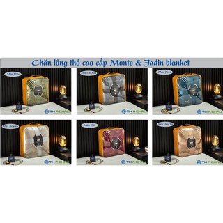 Chăn lông thỏ xuất Mỹ monte & jardin king