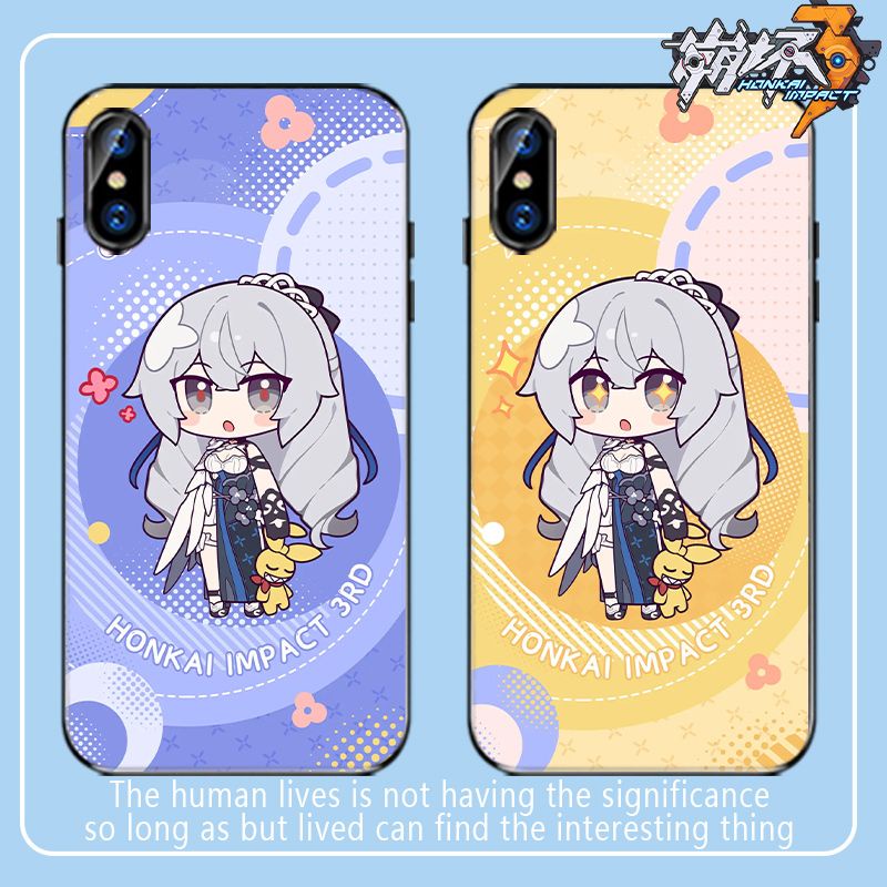 Honkai Impact 3 Bronya Case Compatible with iPhone Apple 13 Sublime Silver Wing Frosted Soft Case