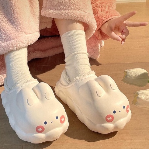 Dép hình thỏ lót bông