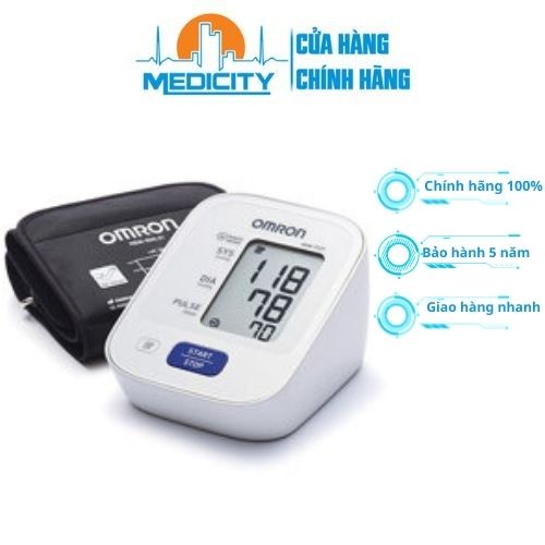 Máy đo huyết áp tự động OMRON Hem-7121 lưu kết quả 30 lần - Medicity.vn