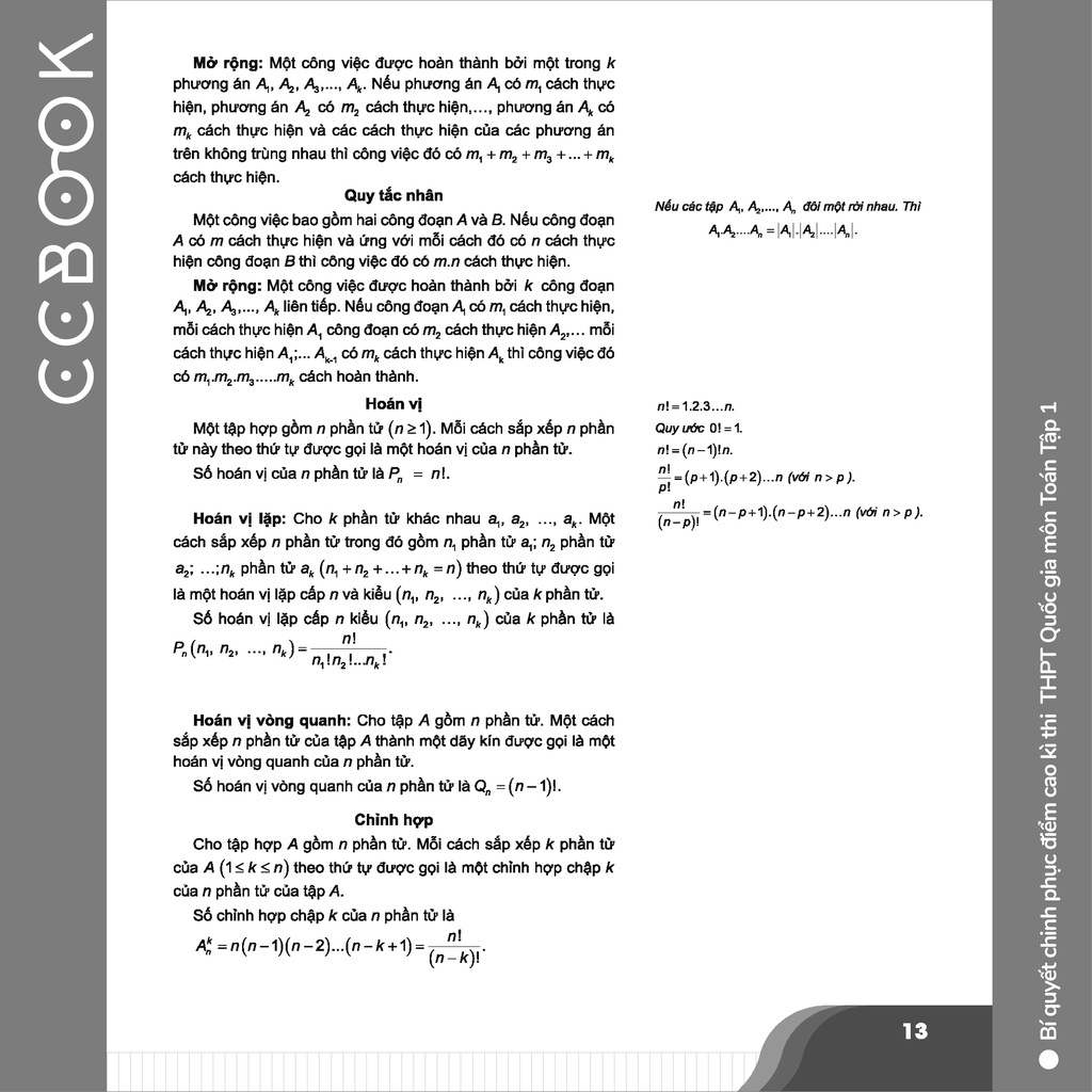 Sách - Combo 2 tập Bí quyết chinh phục điểm cao kì thi THPT Quốc gia môn Toán (Tập 1, tập 2) - Chính hãng CCbook