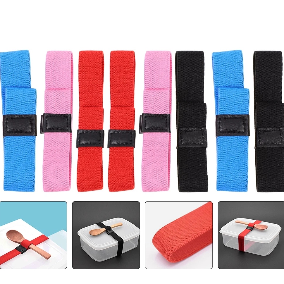 Dây Đai Co Giãn Hai Lớp Cố Định Hộp Cơm Trưa Chống Rò Rỉ