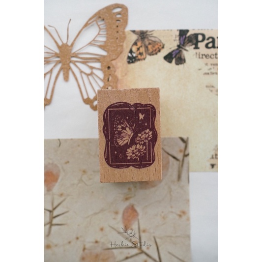 Con dấu gỗ - mẫu tem thư