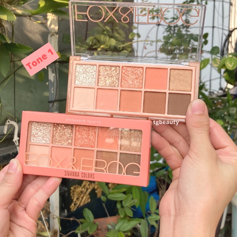 Bảng Phấn Mắt 10 Ô Sivanna Colors Eyeshadow Palette Fox & Frog HF158