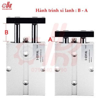 Xi lanh 2 ty TN10 TN16