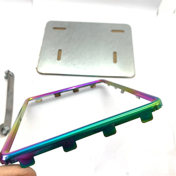 Biển số TiTan 4 món  Không mất màu.