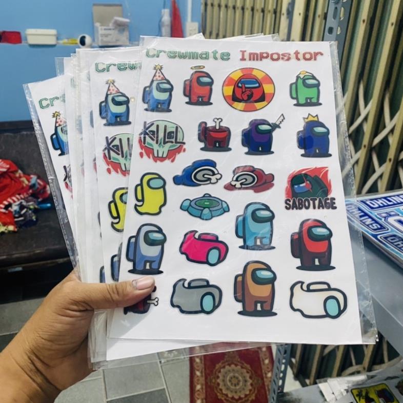 Logo sticker trang trí nón bảo hiểm,điện thoại,laptop keo nổi