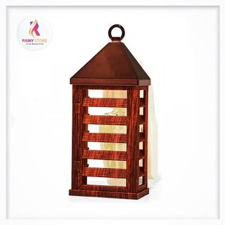Đèn xông tinh dầu Bath & Body Works Wood Lantern Nightlight Wallflowers