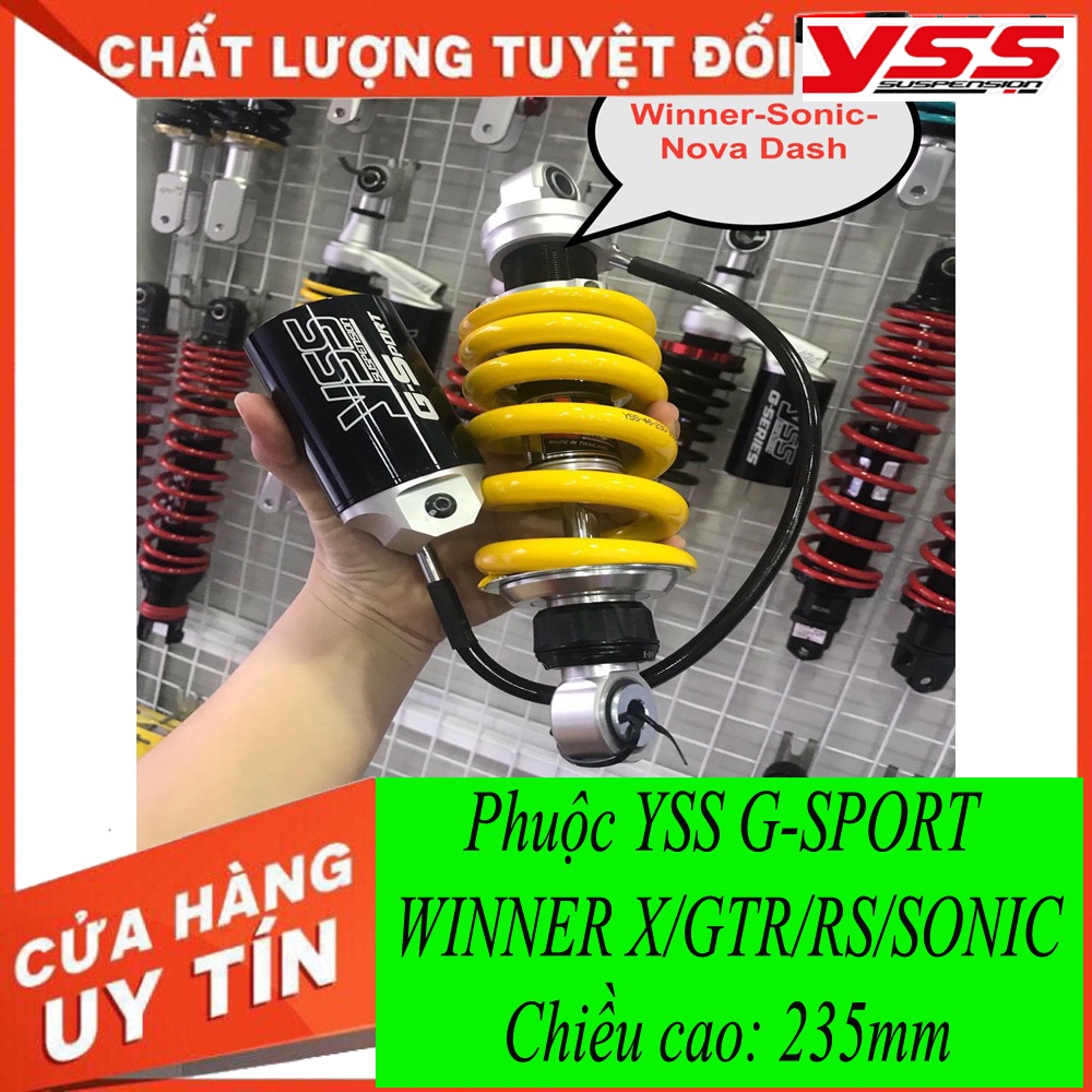 Phuộc YSS Thái Lan xe Winner X/GTR/RS/Sonic G-SPORT