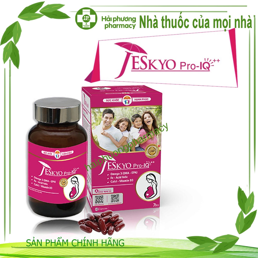 Jeskyo Pro IQ -  Bổ sung các vitamin, khoáng chất cho trẻ em, thanh thiếu niên thời kỳ tăng trưởng phát triển