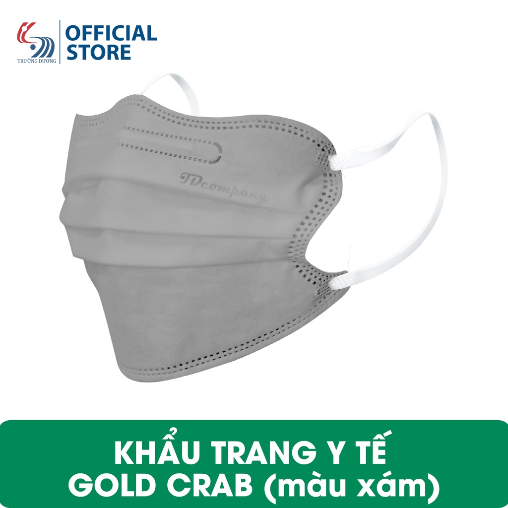 Khẩu trang y tế Gold Crab -  Hộp 30 cái