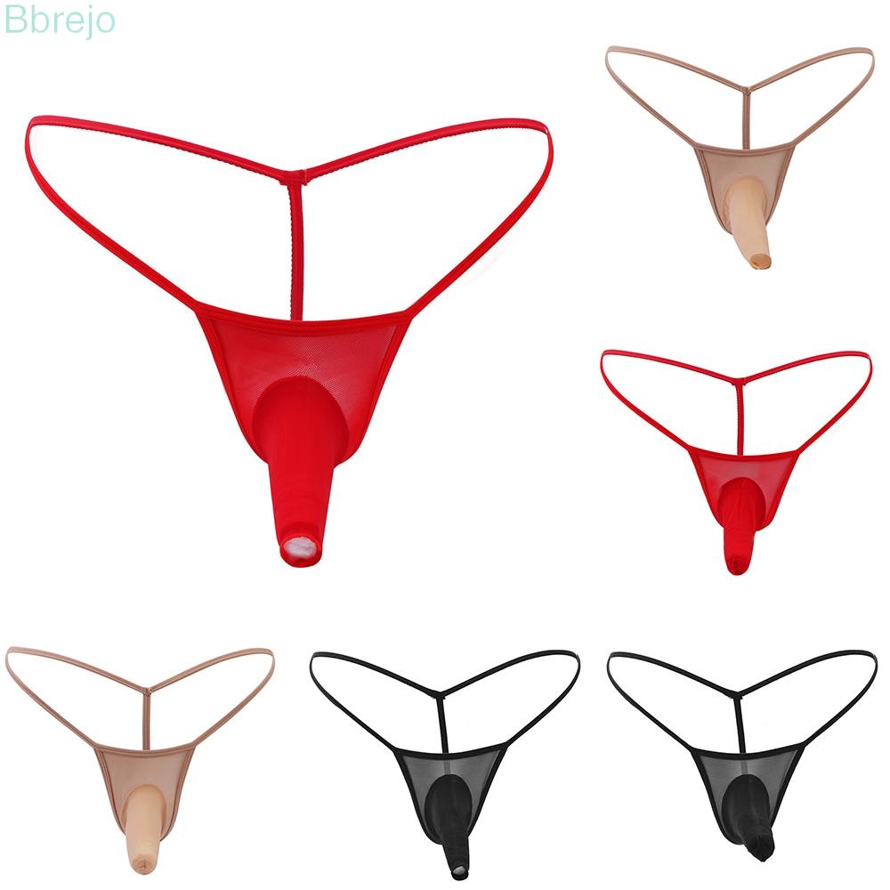 Sexy Thongs G String Lingerie Men Sheath T-back Underwear Elephant Nose