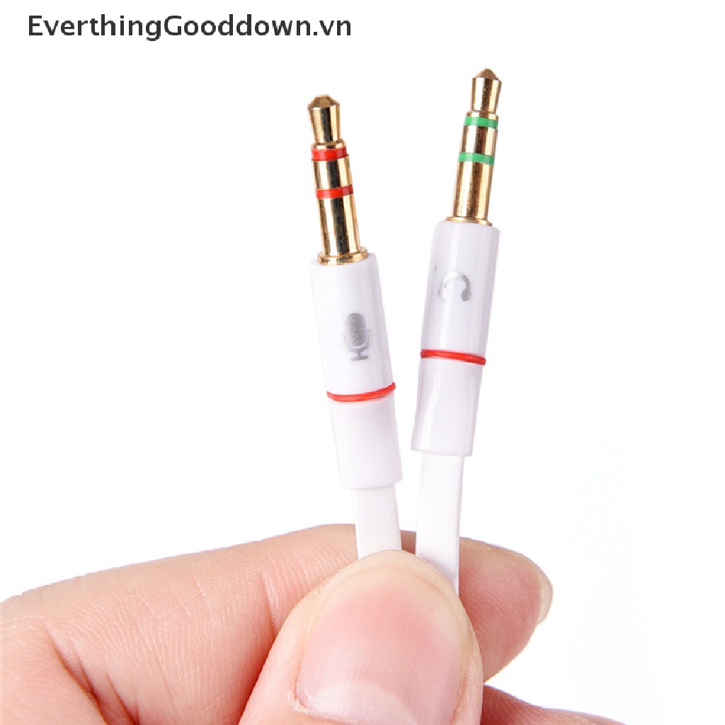 Everthingood Dây Cáp Chia 2 Cổng Âm Thanh 3.5mm