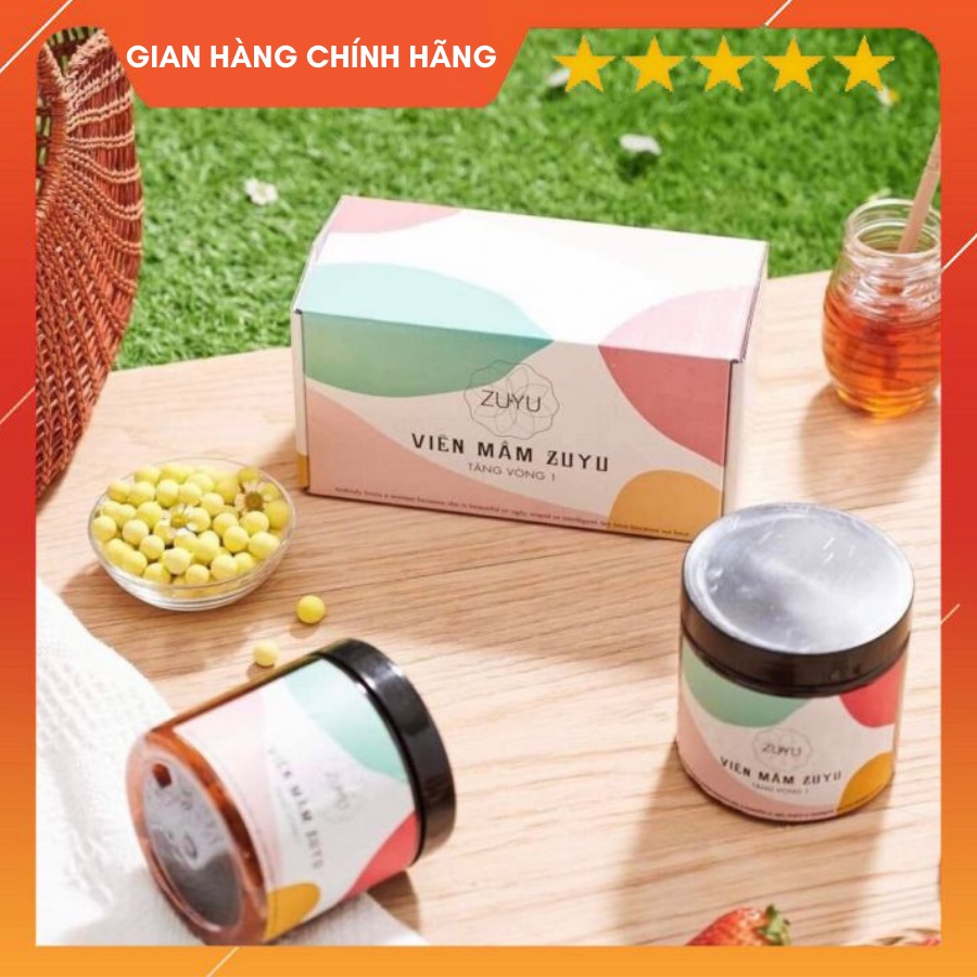 Viên Mầm Tăng Vòng 1 ZuYu ❤️ Hộp 300v Mua 1 Tặng 1 Kèm Nhiều Quà Tặng Hấp Dẫn