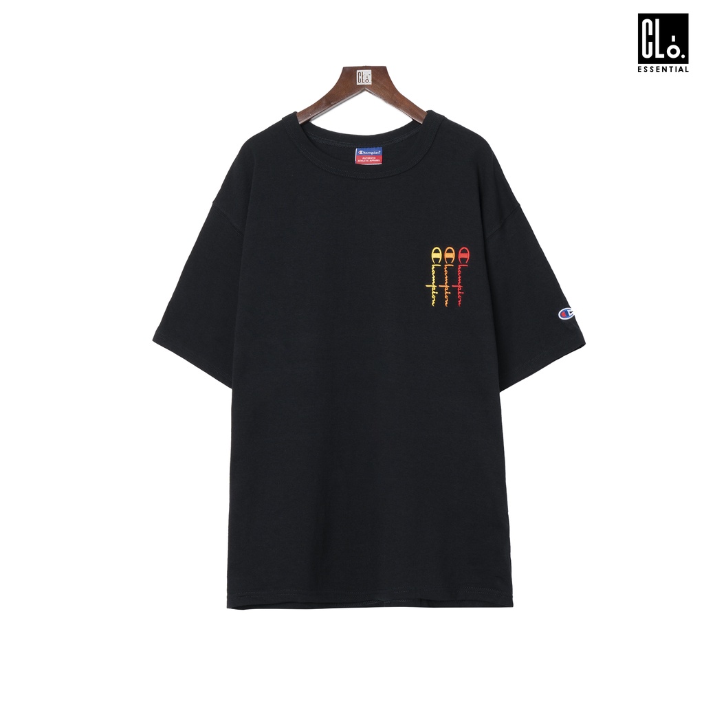 Áo Thun Champion, Heritage Repeat Script Logo T-Shirt