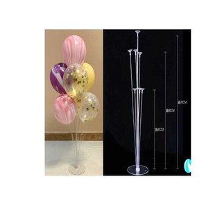 Trụ mika giả bóng bay giả bóng bay trang trí, trụ bóng 7 cành