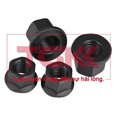 Đai ốc mặt bích - thép đen