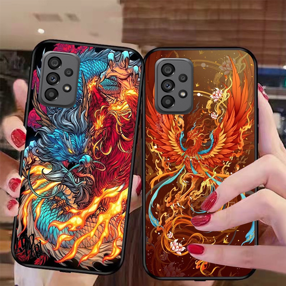 Ốp lưng điện thoại Samsung a33 5G / ss a53 5G / ss a73 5G / ss a13 4G / ss a23 4G hổ , rồng , phượng hoàng