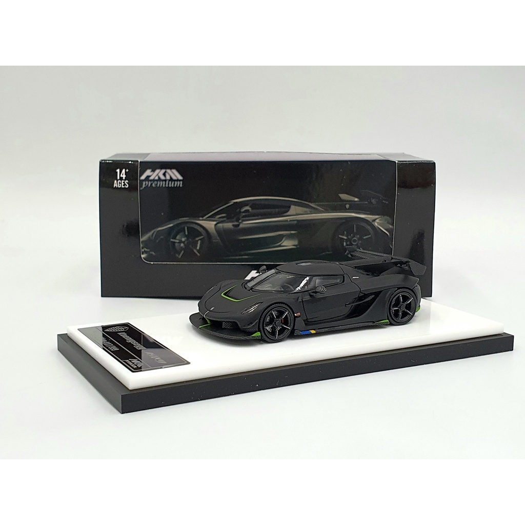 Xe Mô Hình Koenigsegg Jesko 1:64 HKM ( Đen Nhám )