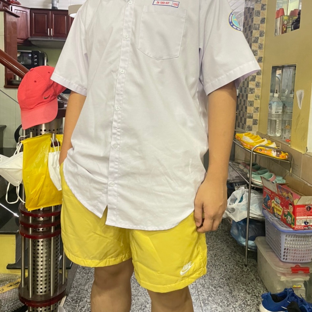 Quần đùi thể thao N.I.K.E woven _Yellow