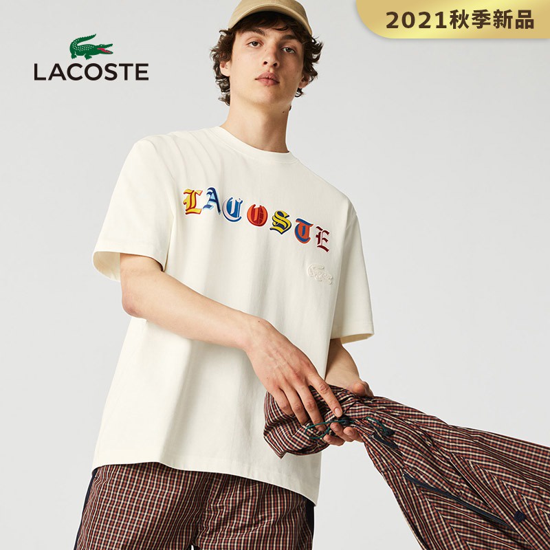 Áo Thun Lacoste Ngắn Tay Thiết Kế Giản Dị Dành Cho Nam | Th7290