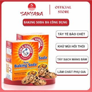 Baking soda đa công dụng 454g Mỹ bột nở khử mùi diệt khuẩn tẩy rửa làm bánh chăm sóc da
