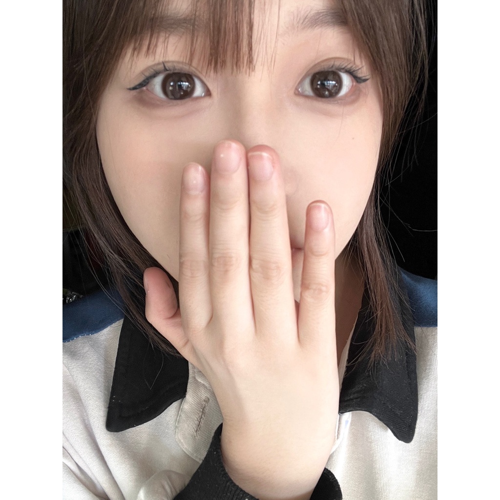 (22.Kính Áp Tròng Oct.26 SQKLI Series, Thương Hiệu Sqestarlens, Kích Thước Lớn, 14.50mm, (Lớp 0-8.00), Ống Kính Liên Hệ 6 Tháng (Nâu)