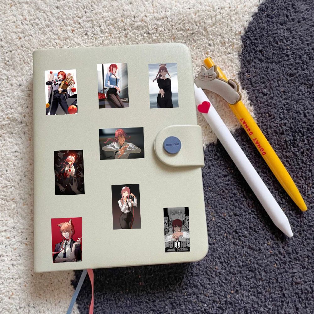 63 Cái Chainsaw Man MAKIMA| Anime Sticker laptop trang trí trên tường