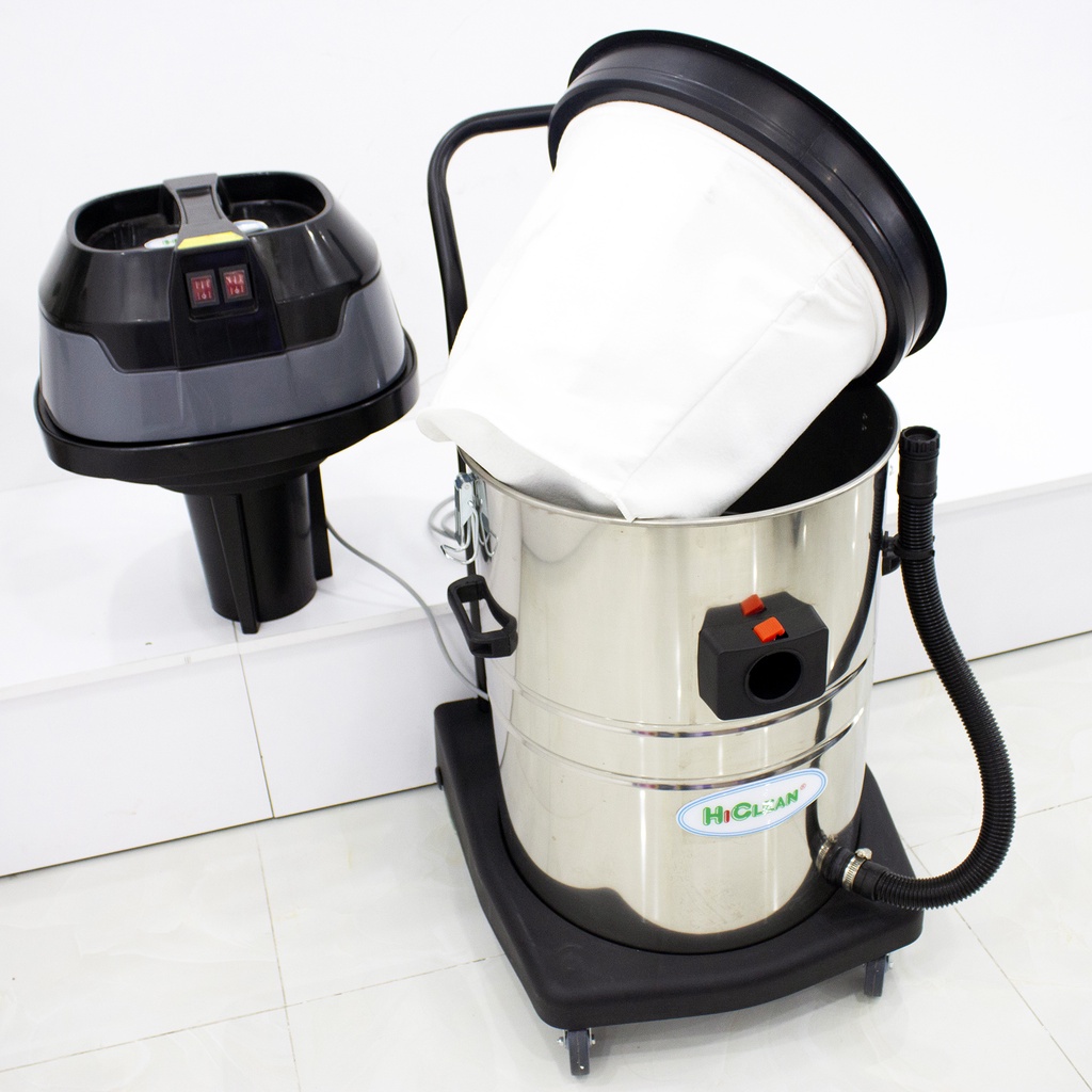 Máy hút bụi HiClean HC70 NEW, máy hút bụi công nghiệp 2 MOTOR HiClean HC70 NEW