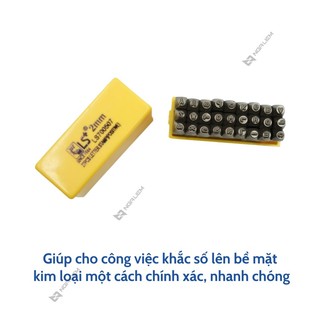 Đóng chữ bộ Xuôi LS+ (27 món) (2mm; 3mm; 4mm; 5mm; 6mm; 8mm; 10mm) (BỘ)