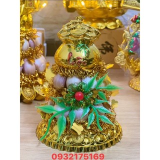 Tháp tỏi túi vàng Tài Lộc size nhỏ