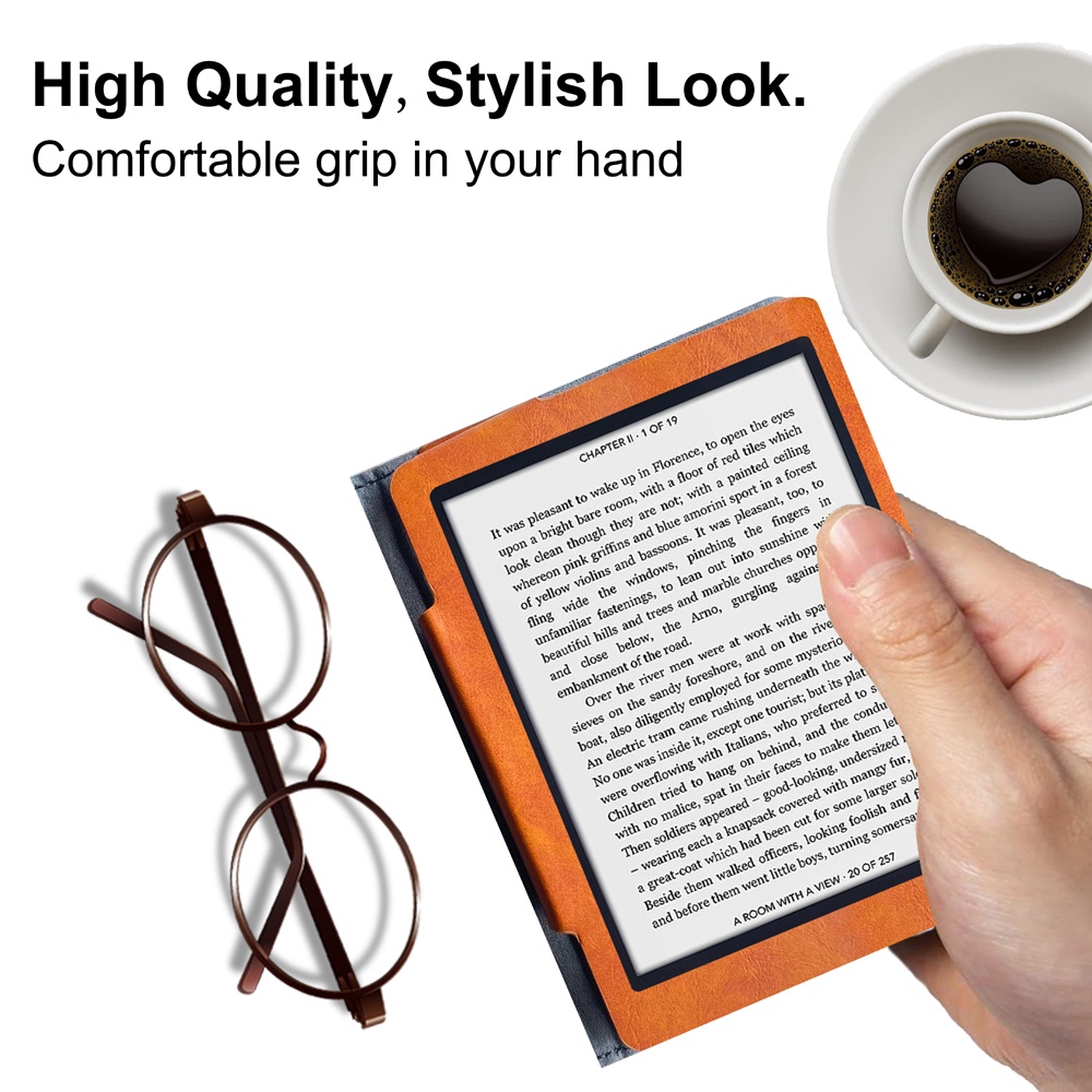 Bao Da Máy Tính Bảng Từ Tính Thông Minh Cho Kobo Glo N613 6 Inch Kobo Touch 2.0 N587 Kobo Glo HD N437