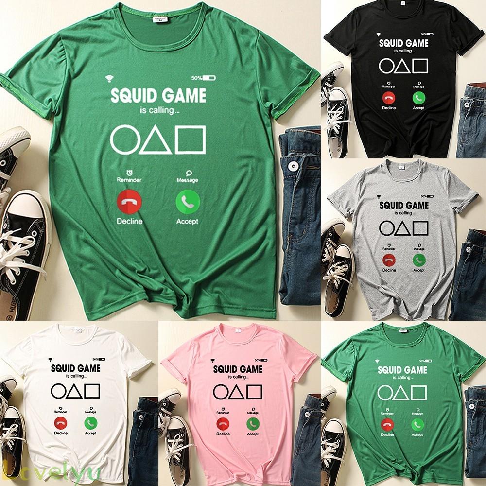 Creative Call Reminder T-shirt Korean Drama T-Shirt Over Size 2021 Fashion