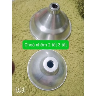 Chụp đèn choá nhôm 2 tất 3 tất dùng cho đui treo ngoài trời
