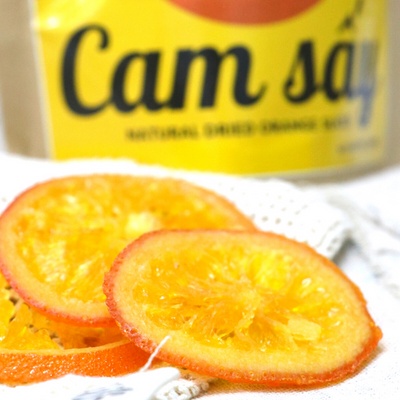 Cam Vàng sấy dẻo không đường - Natural Dried Orange Slices ( No Sugar Added ) - Légumes Việt Nam