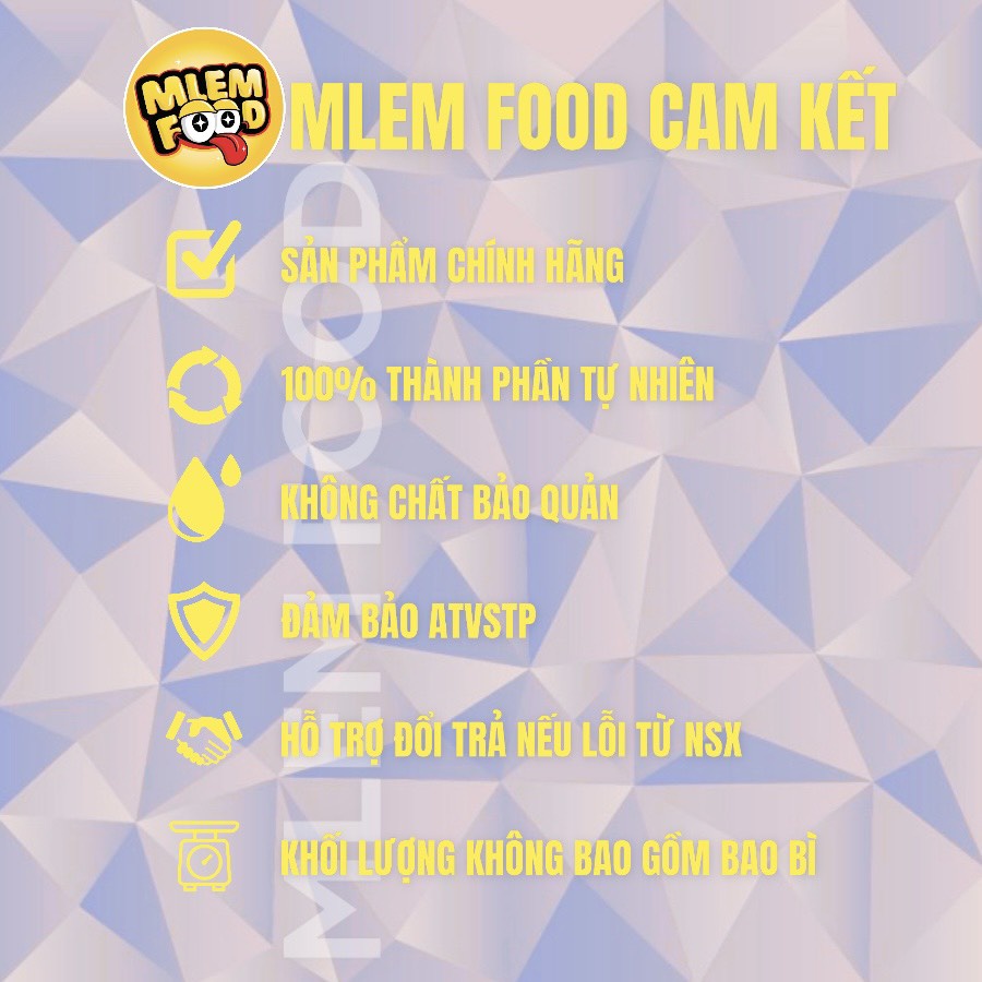 Khô gà lá chanh 1 hũ - 300gram Mlem Food Loại 1 thơm ngon đậm vị.