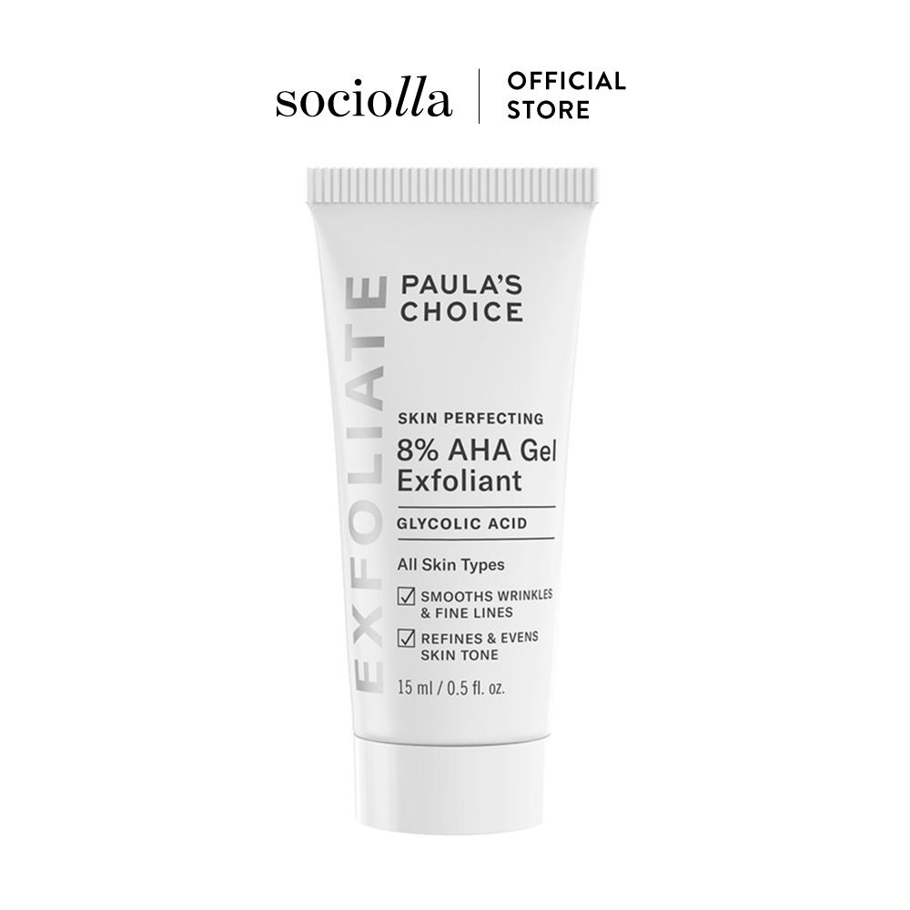 [HSD T5/2024] Gel Tẩy Tế Bào Chết Paula's Choice Skin Perfecting 8% AHA Gel Exfoliant 15 ml